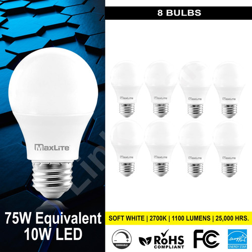 Bulbs maxlite 75w equivalent - 8,
